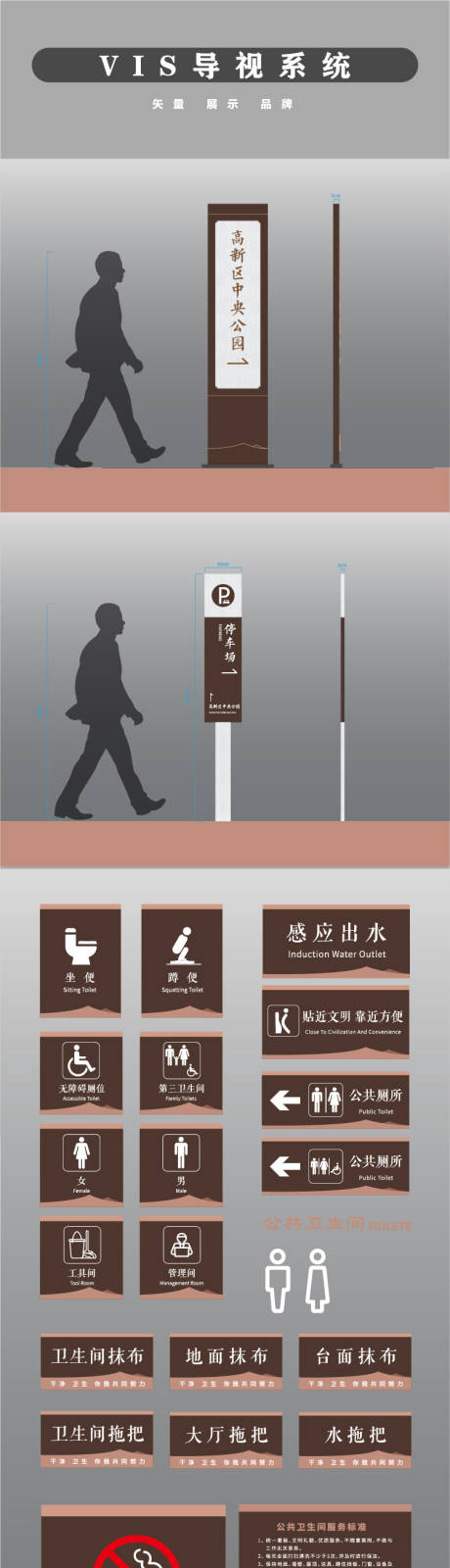 源文件下载【公园公共标识导视设计】编号：15610031853331623