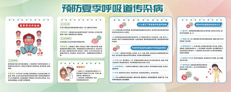 源文件下載【享設(shè)計(jì)】搜索編號(hào)：51850032151625361【夏季呼吸道傳染病宣傳欄】