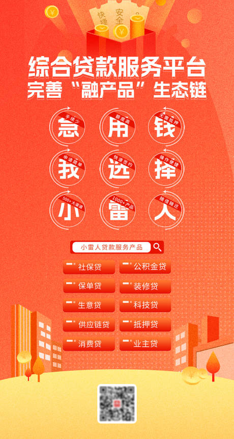 源文件下载【享设计】搜索编号：39420032134375268【金融贷款产品海报】