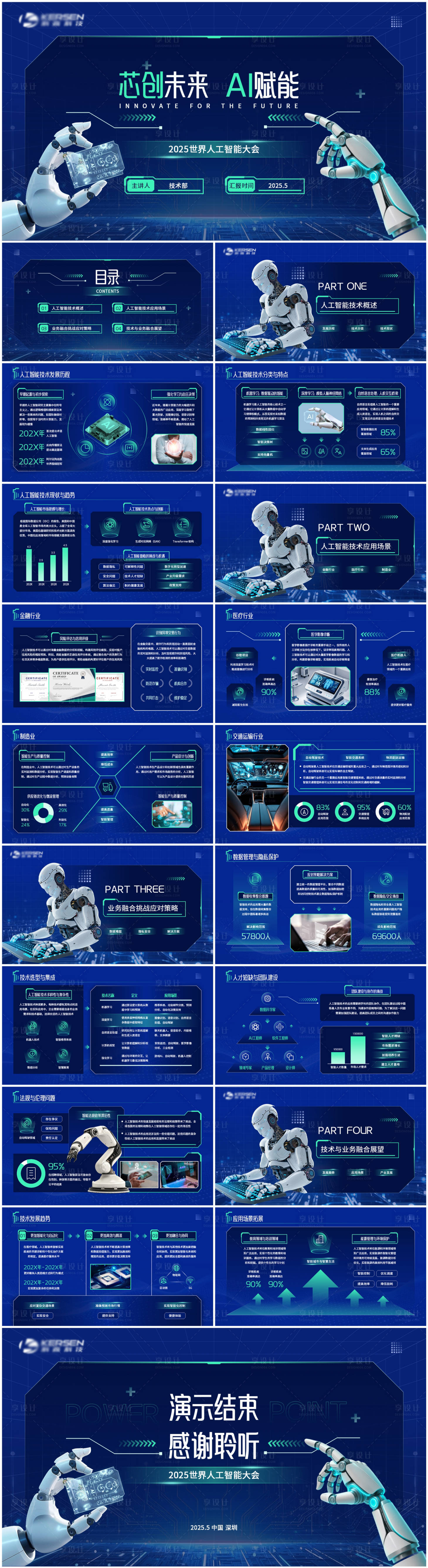 源文件下载【享设计】搜索编号：72000032214298698【人工智能科技互联网论坛会议PPT】