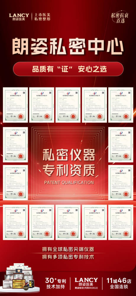 源文件下載【享設計】搜索編號：99840032265636707【醫(yī)美私密紅色專利活動海報】