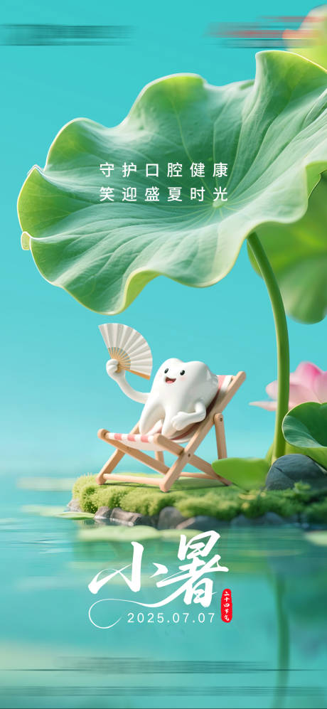 源文件下载【小暑海报】编号：10960031942805777