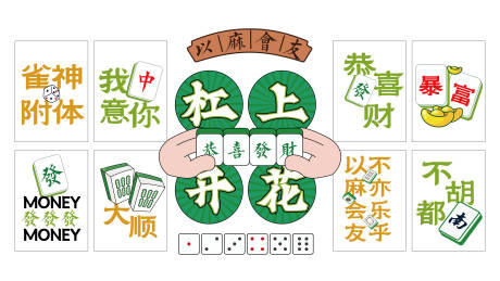 源文件下载【麻将馆背景板】编号：96870031890973144