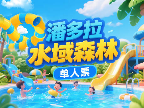 源文件下载【水上乐园团购主图】编号：24530031787446057