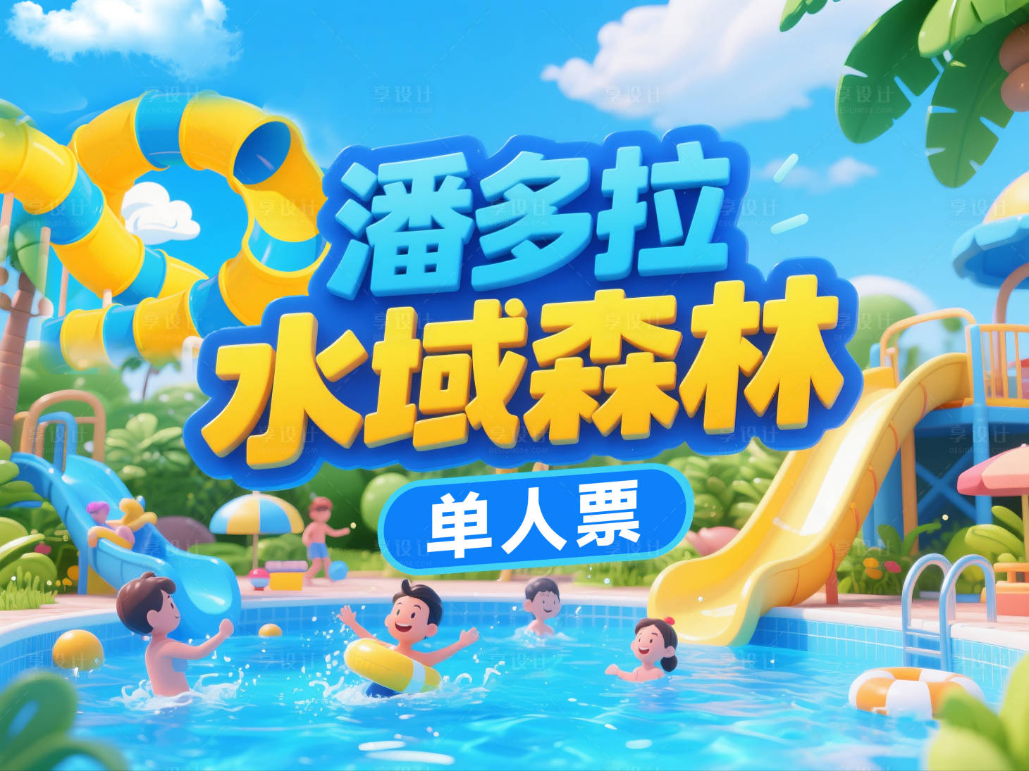 源文件下載【享設計】搜索編號：24530031787446057【水上樂園團購主圖】