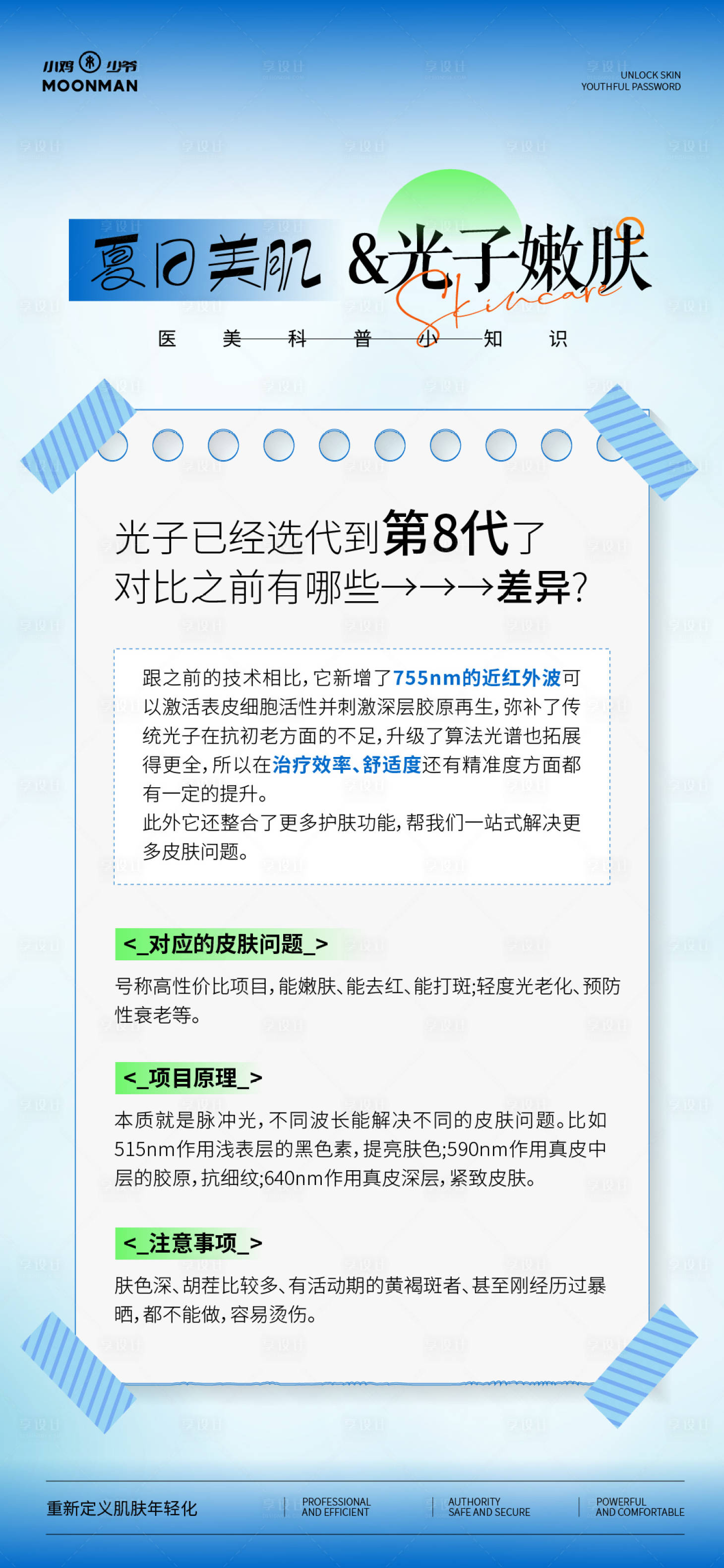 源文件下载【享设计】搜索编号：57870031941652629【光子嫩肤科普】