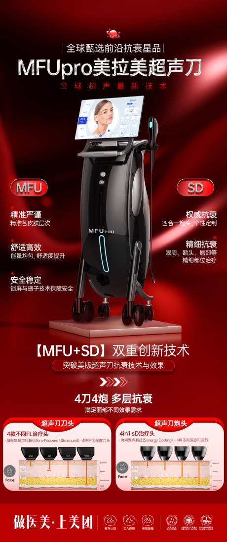 源文件下载【美拉美超声刀抗衰海报】编号：75840032004195626