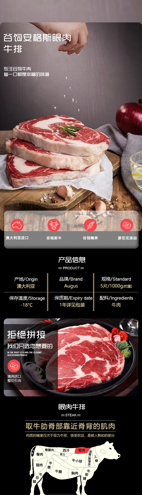 源文件下载【牛排促销电商详情页】编号：40770032077092663
