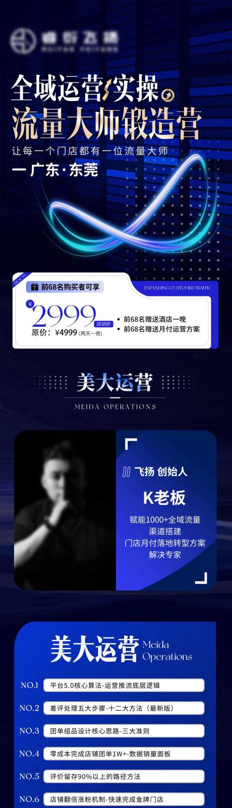 源文件下载【全域运营实操流量大师锻造营海报长图】编号：74450031802186736
