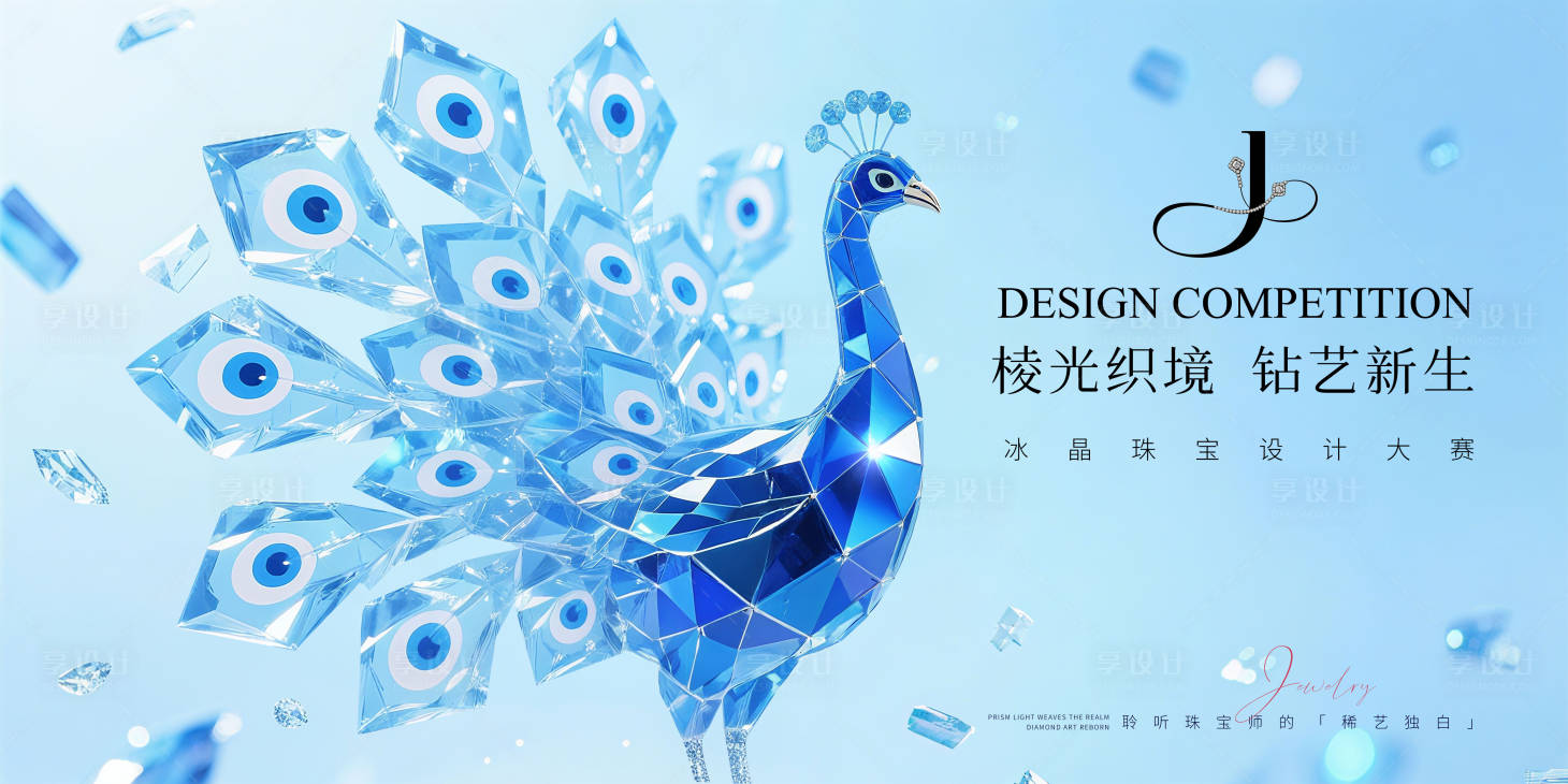 源文件下載【享設計】搜索編號：96320031935607811【珠寶設計大賽主視覺】