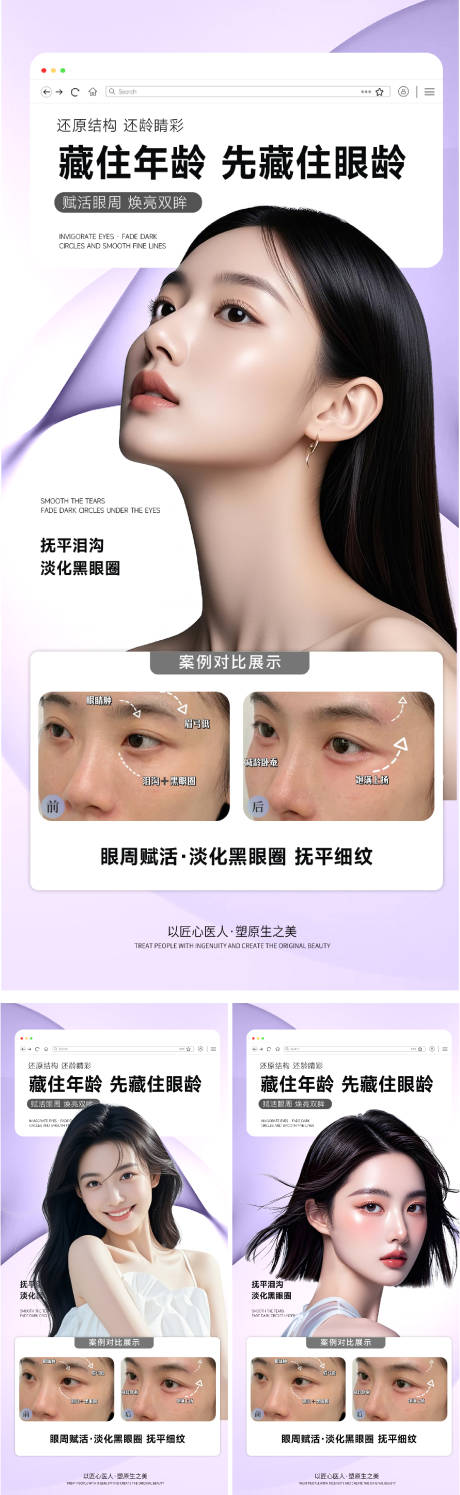 源文件下载【享设计】搜索编号：88420032229912144【美业对比图早安图】