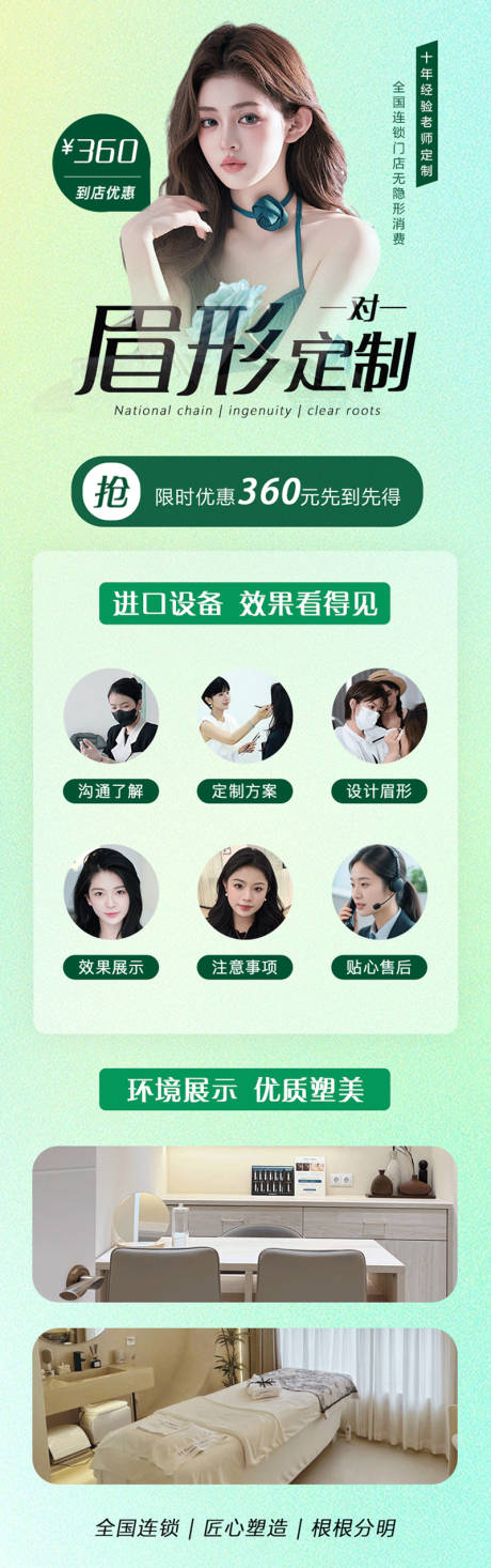 源文件下载【享设计】搜索编号：44040031782081519【专属眉形定制海报】