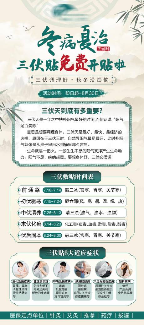 源文件下载【中医三伏贴展架】编号：97690031780834818