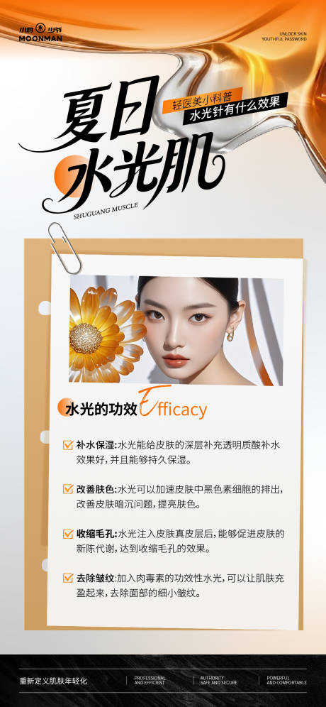 源文件下载【医美水光针科普海报】编号：26600032037457266
