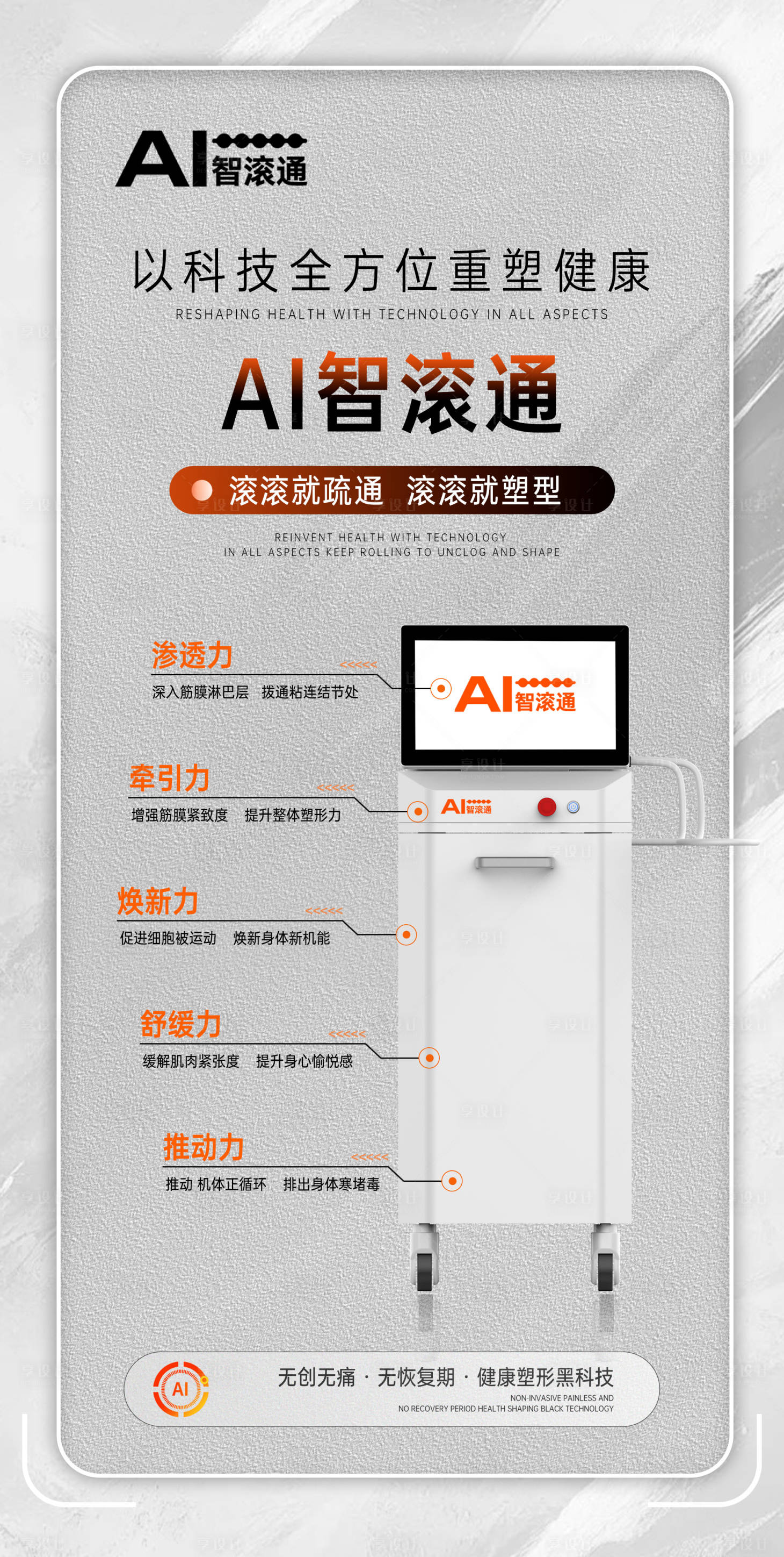 源文件下載【享設計】搜索編號：84220031713732864【醫美光電儀器海報】