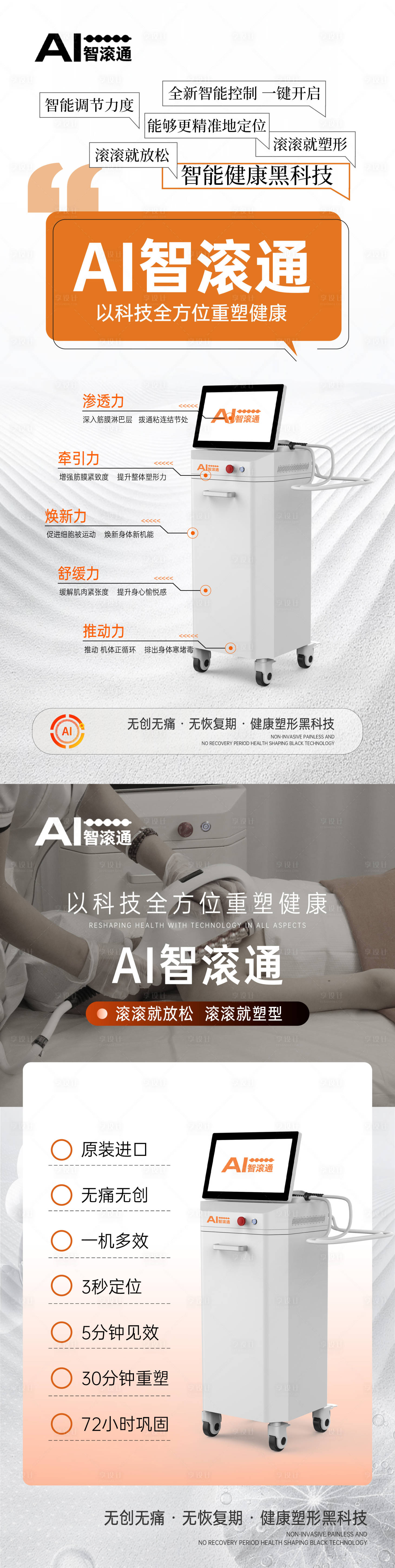 源文件下载【享设计】搜索编号：37620032037716192【医美仪器海报】