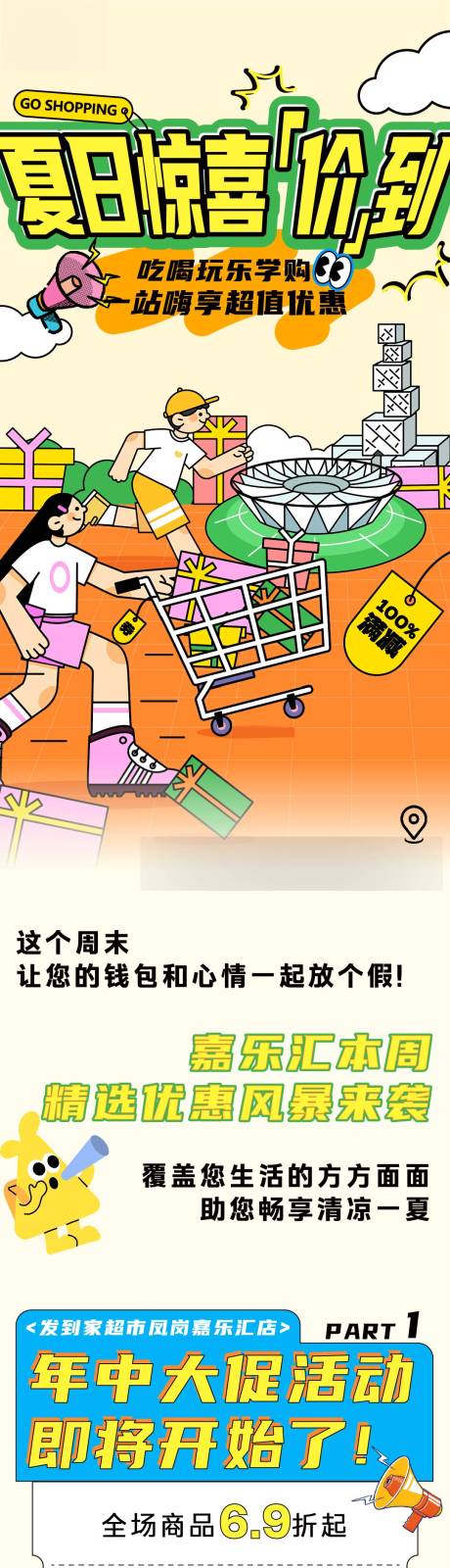源文件下载【商场夏日优惠海报设计】编号：22730032032212220