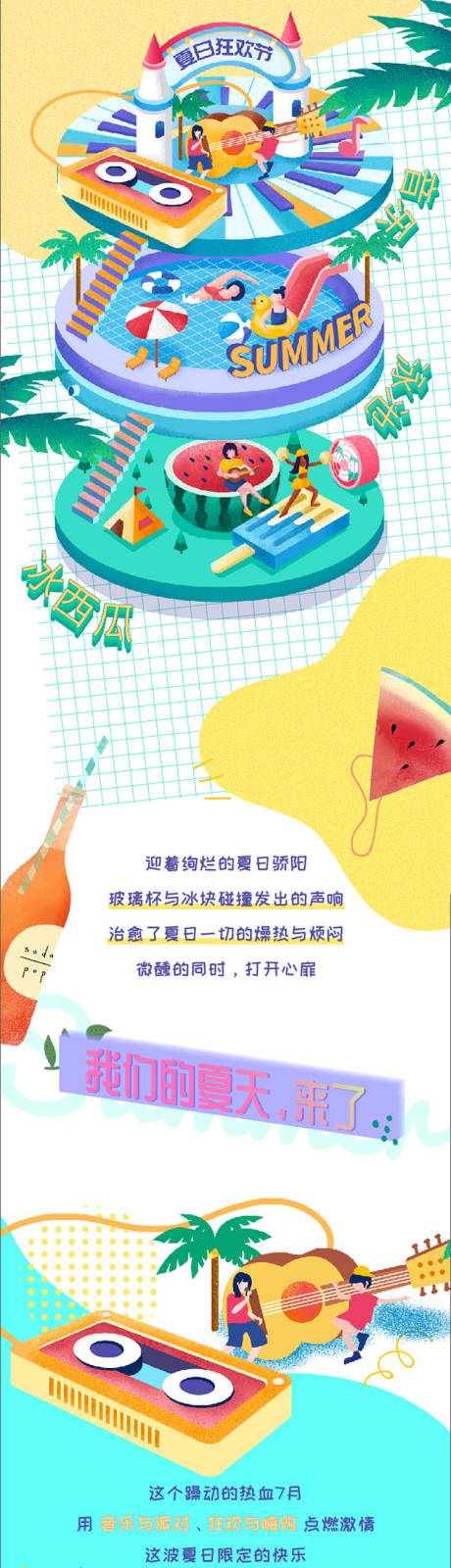 源文件下载【夏日活动长图 】编号：72620032017269174