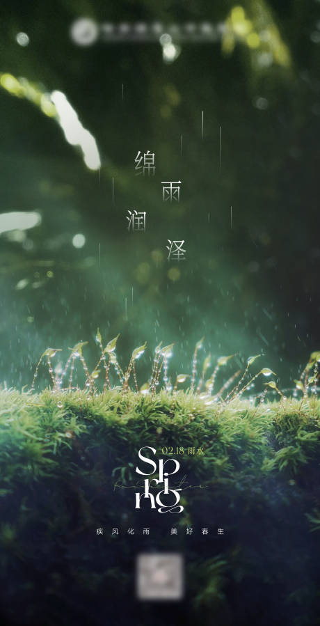 源文件下载【雨水节气海报】编号：91340031767226749