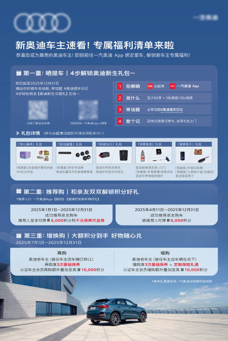 源文件下载【享设计】搜索编号：80510031840819400【汽车权益宣传海报】