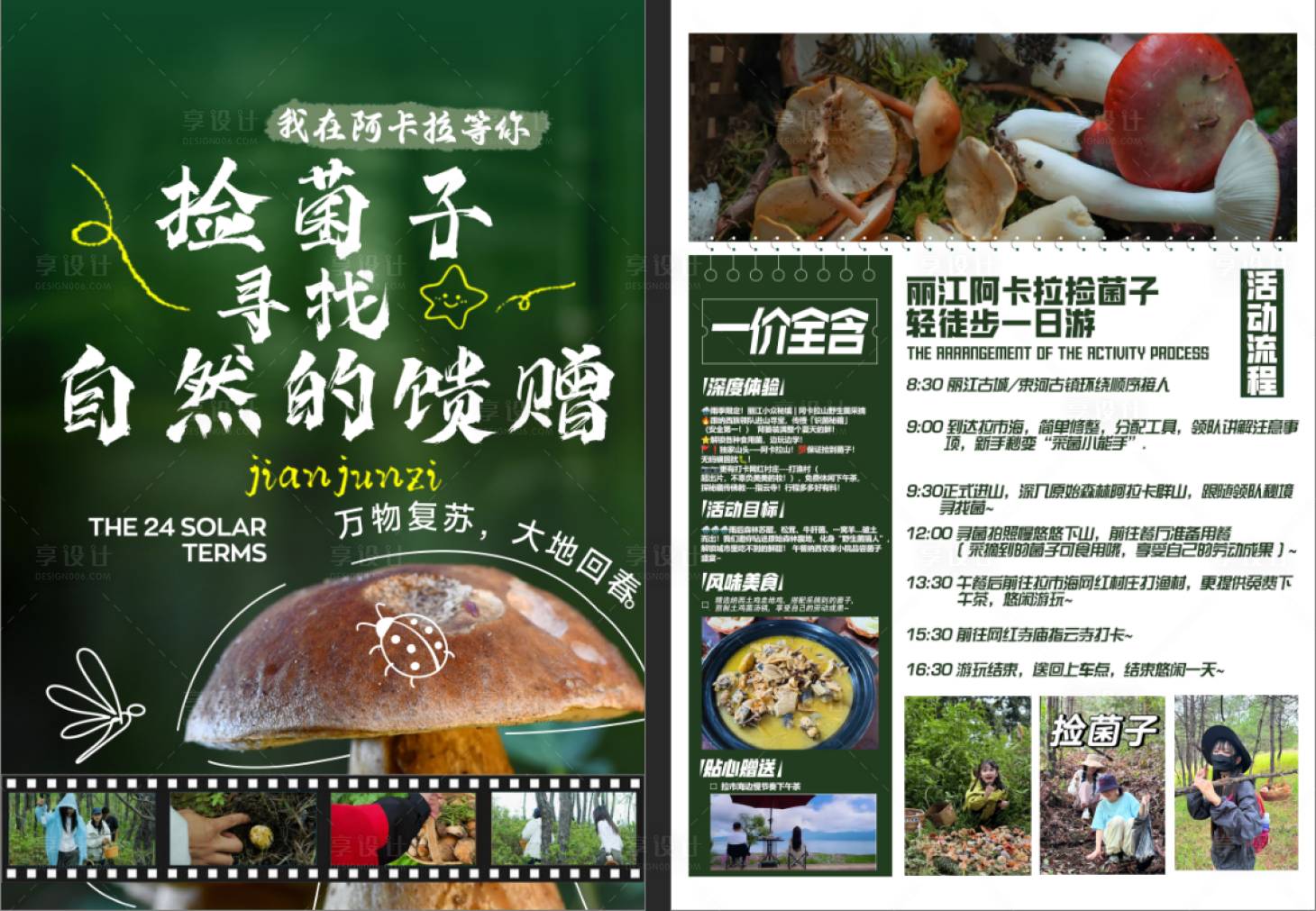 源文件下载【享设计】搜索编号：82350031783383644【云南大理丽江香格里拉泸沽湖捡菌子】