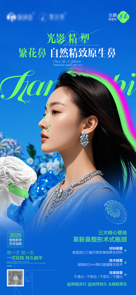源文件下载【医美鼻整形海报】编号：96370031910279684