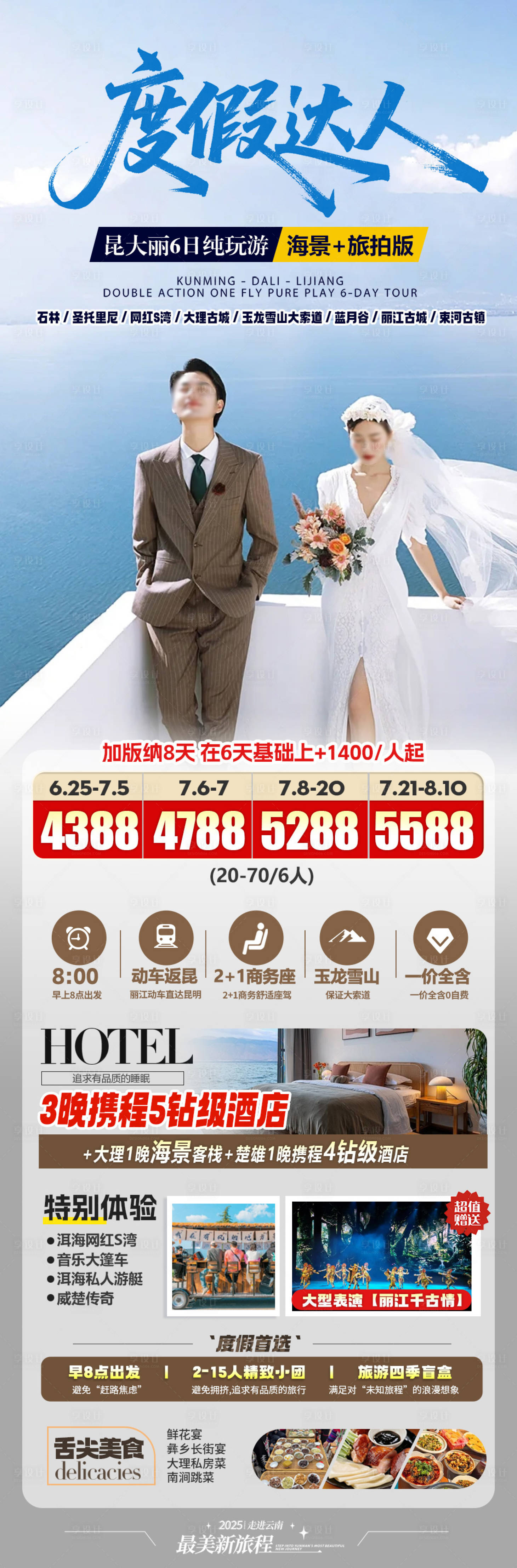 源文件下载【享设计】搜索编号：27430031762077402【云南度假达人旅游长图】