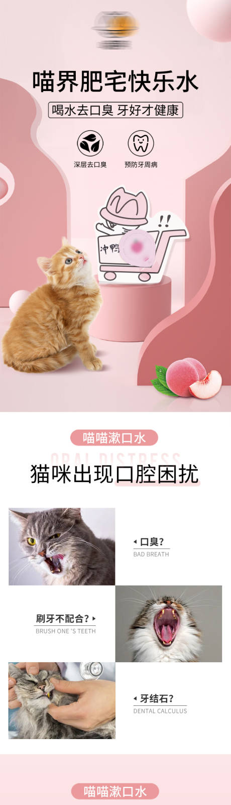 源文件下載【享設計】搜索編號：22160031823707576【寵物貓漱口水】