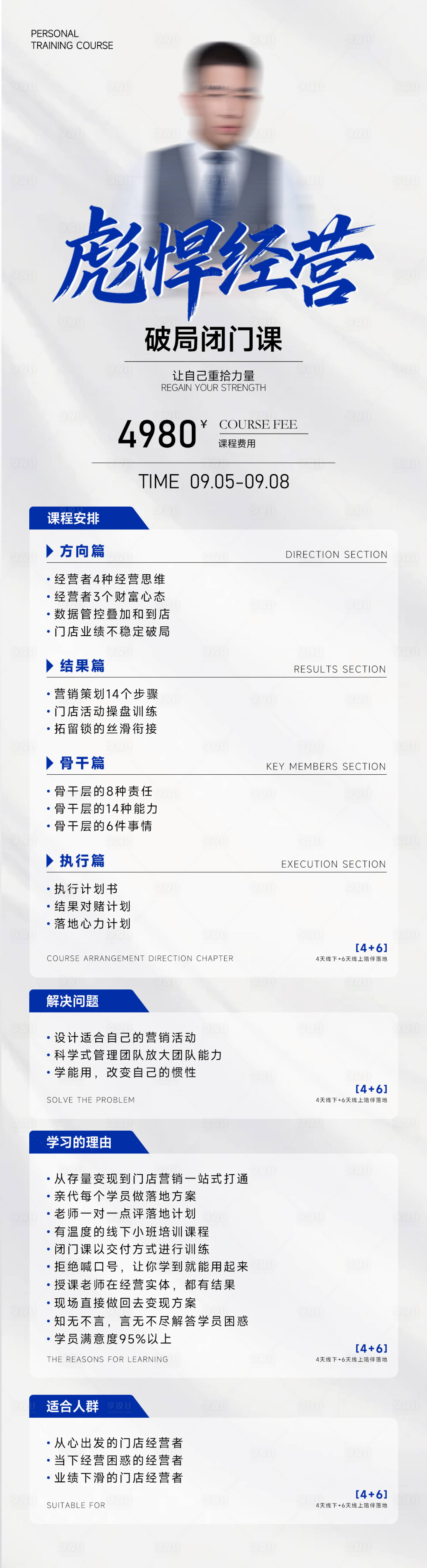 源文件下載【享設計】搜索編號：22220031881213601【經營課程長圖海報】