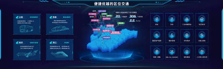 源文件下載【享設計】搜索編號：10230032050114110【科技展廳區位大屏】