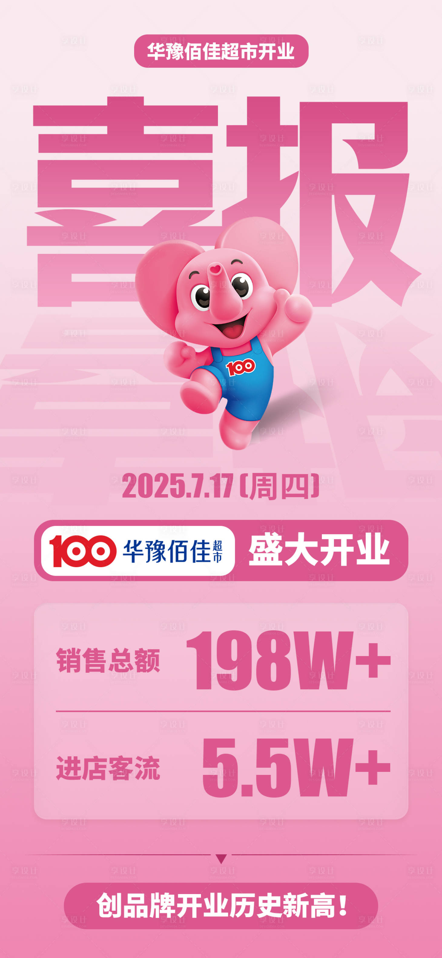 源文件下载【商场超市开业喜报海报】编号：76500032035222044