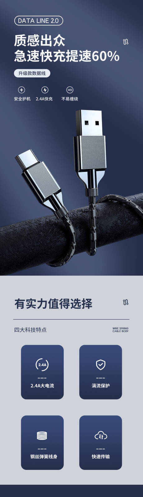 源文件下载【数据线详情页】编号：73300032158967964