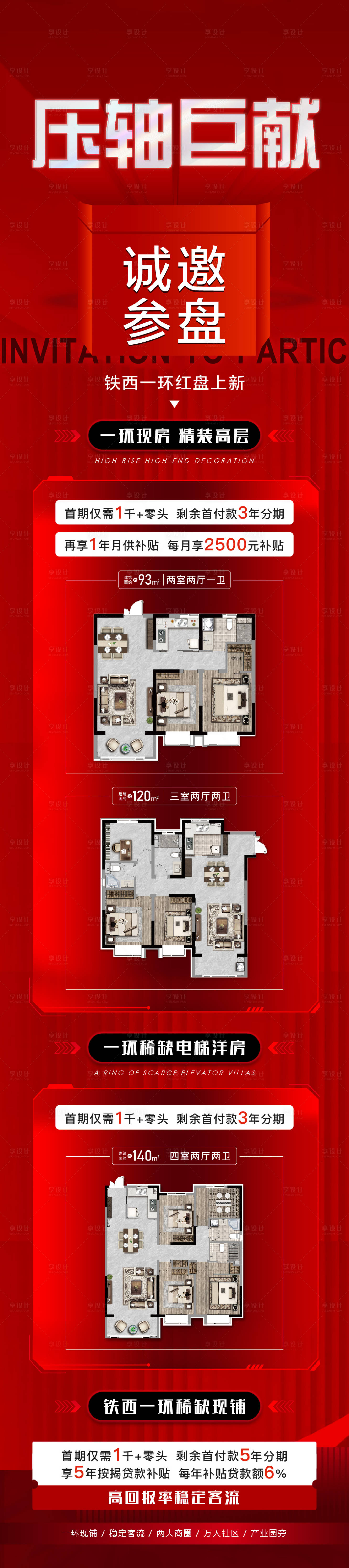源文件下载【享设计】搜索编号：57730032218324358【户型长图】
