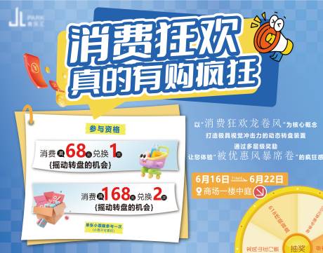 源文件下载【商场抽奖活动海报】编号：25410032031135125