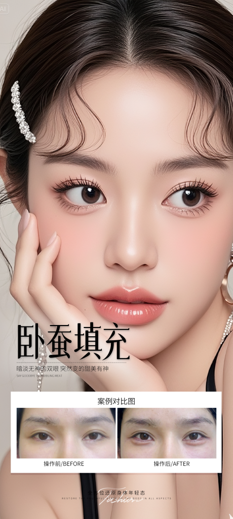 源文件下載【享設(shè)計】搜索編號：37520032046915173【臥蠶填充案例】