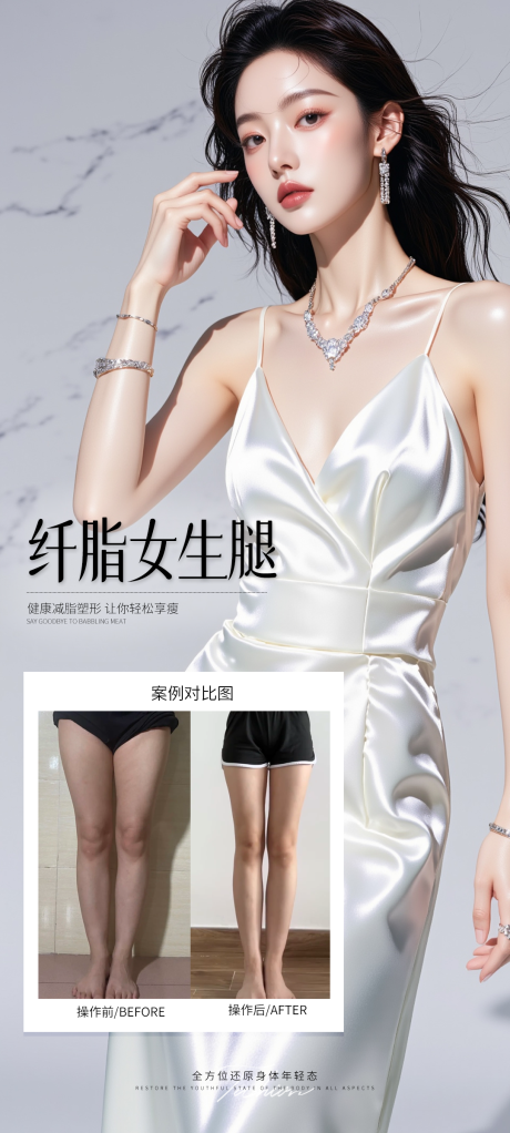源文件下载【纤脂女神腿海报】编号：66380032094952658