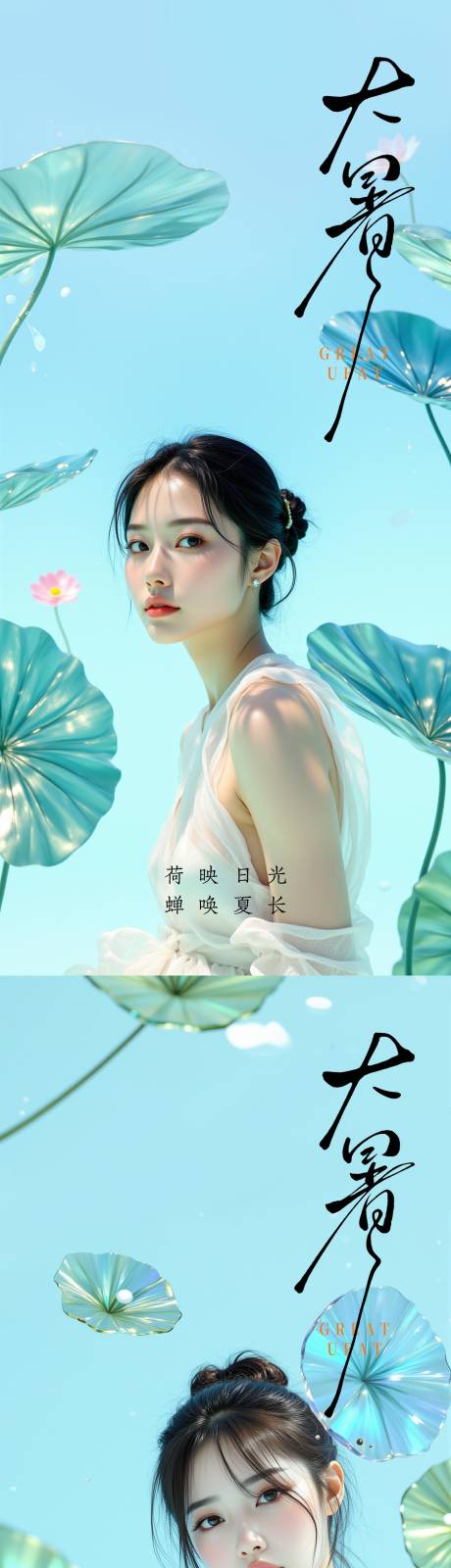 源文件下載【 大暑節氣系列海報】編號：10910031986961820