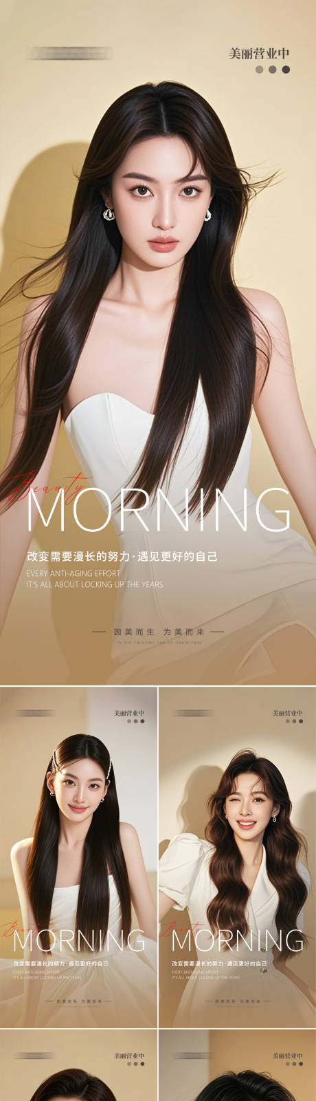 源文件下载【医美早安日签海报】编号：34730031903155808