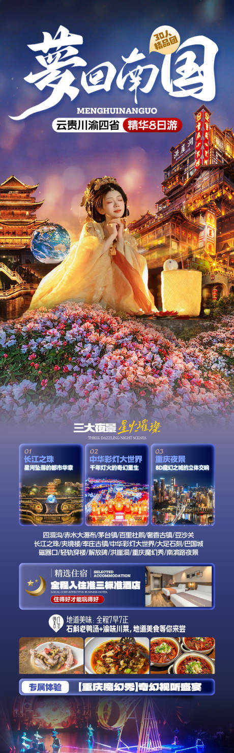 源文件下载【云贵川渝旅游长图】编号：37700032098721692