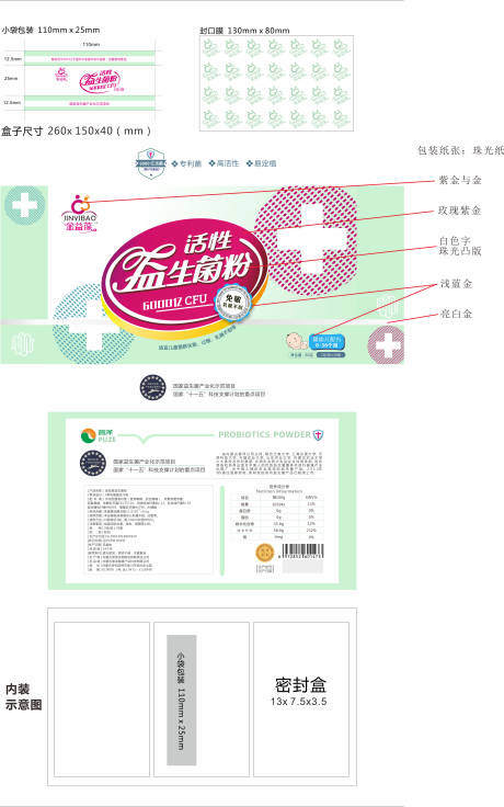源文件下载【享设计】搜索编号：50580031698472327【益生菌药盒设计】