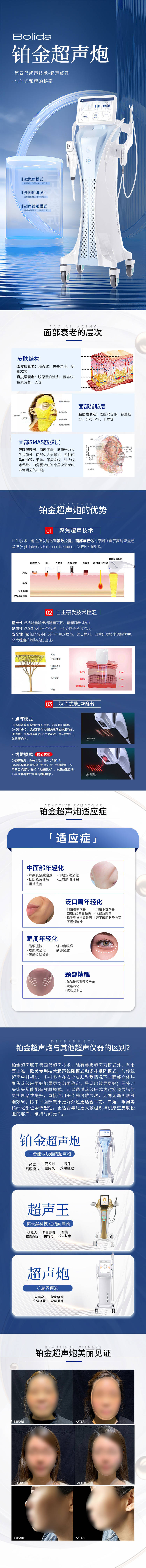 源文件下载【享设计】搜索编号：92170031922949608【铂金超声炮海报长图】