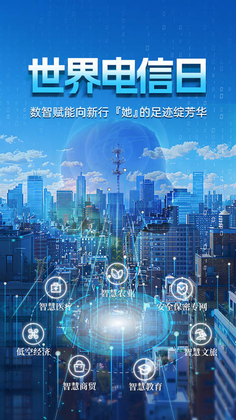源文件下载【主视觉kv科技智能生态会议电信日】编号：59620032233419856