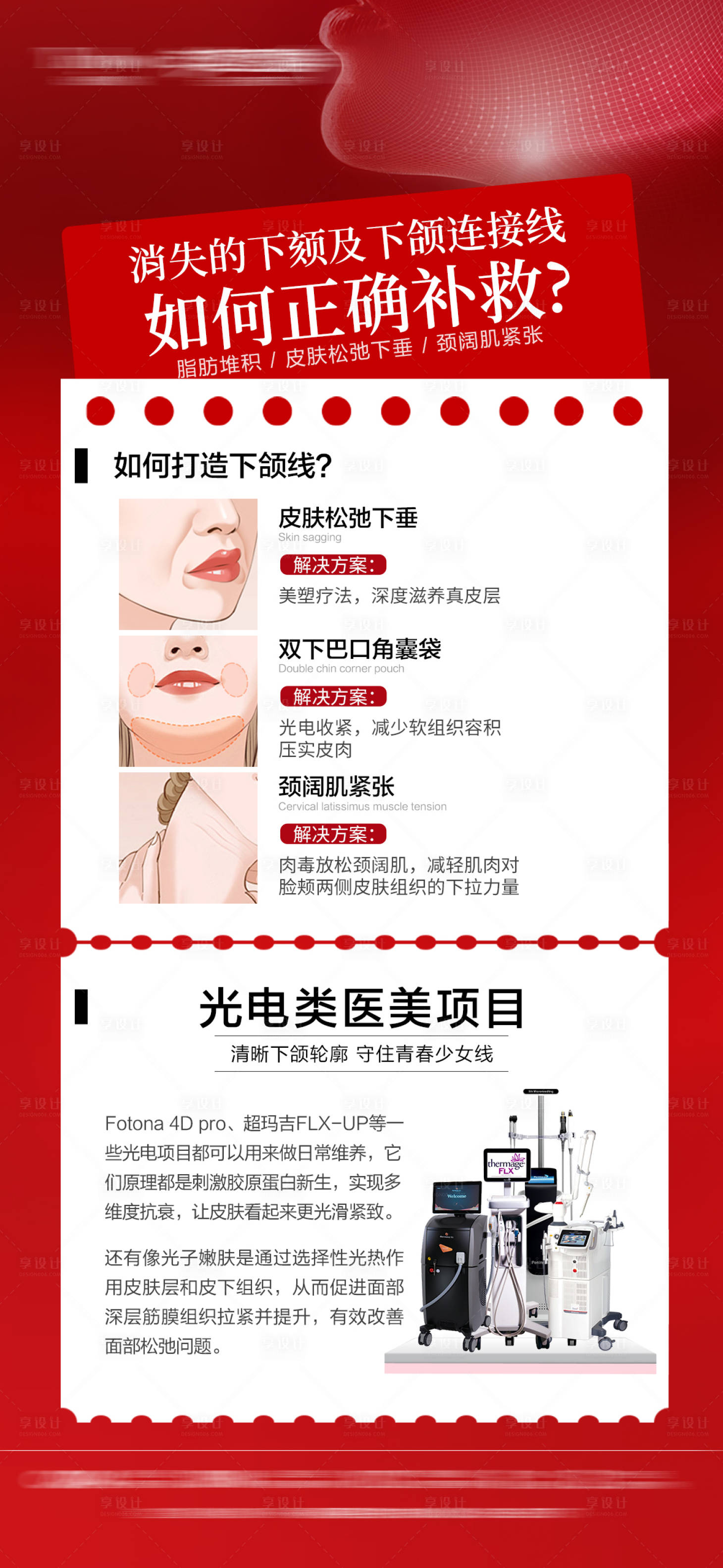 源文件下載【享設計】搜索編號：18920031942948179【下頜線科普】
