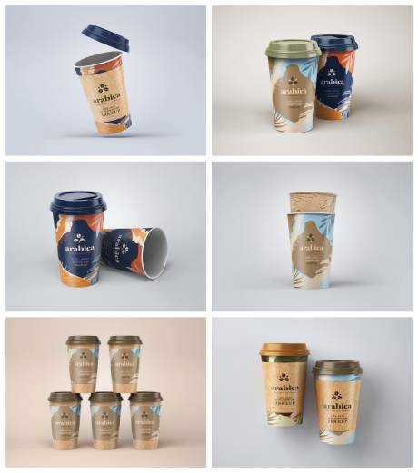 源文件下载【享设计】搜索编号：43140031834885321【咖啡杯奶茶杯样机】