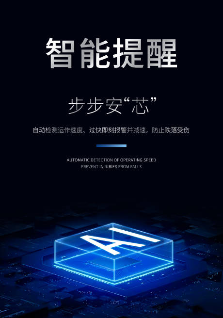 源文件下载【享设计】搜索编号：20410032052215059【智能芯片科技海报】
