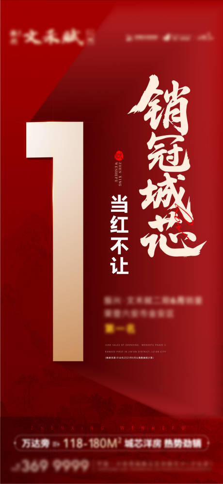 源文件下载【地产销冠top1海报】编号：12110031679288073