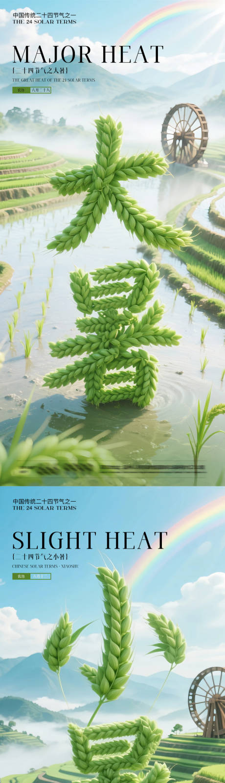 源文件下載【享設計】搜索編號：26760031702303019【小暑海報】