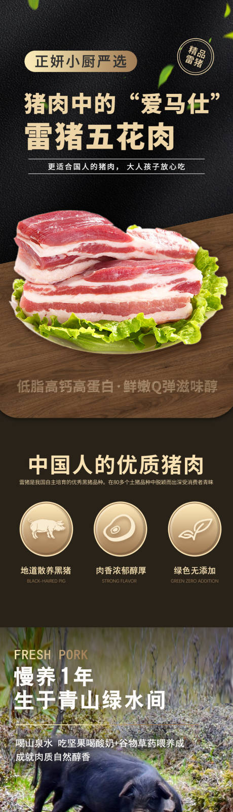 源文件下载【享设计】搜索编号：61560031768166618【雷猪肉详情页】