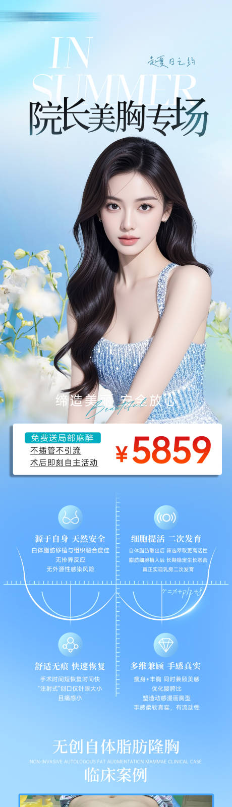 源文件下载【享设计】搜索编号：27040032158271341【医美丰胸整形案例长图】