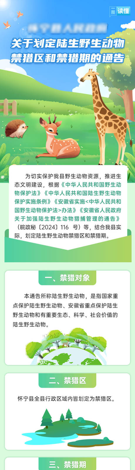 源文件下载【享设计】搜索编号：95170032050016286【野生动物禁猎区一图读懂】